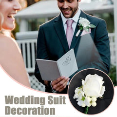 10 - 200PCS Artificial Rose Flower Silk White Rose Realistic Fake Roses with Long Stems for Party Home Wedding Valentine Birthday - Xprespick