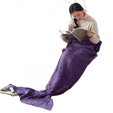 Blanket Knitted Crochet for Childern Super Soft Sleeping Blankets