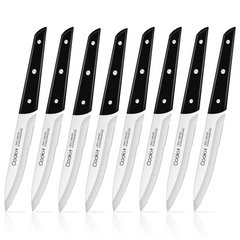 Steak Knife, 8Pcs Steak Knife Set Stainless Steel Serrated Steal Knife Dinner