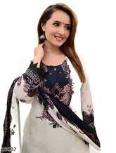 Siquavnce Fabric With Shifli Chikankari Work Lace High Quality