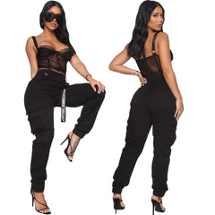 High Elasticity Camouflage Skinny Jeans for Women