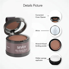 Hair Line Powder Black Root Cover Up Natural Instant Waterproof Hairline Shadow Powder