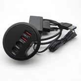 USB Desk Hub USB3.0 HUB With 2 Port USB3.0 2 Port Type C Adapter For Desktop