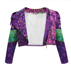 Kids Descendants 3 Mal Costume For Girls Evie Cosplay Costume Child Fantasia Halloween Clothes Wig Birthday Party Fancy Dress