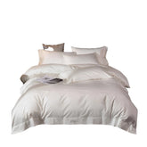 White Grey Hotel Quality Silky Soft Egyptian Cotton Bedding set