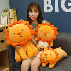 Lovely Smile Lion Plush Toys Cartoon