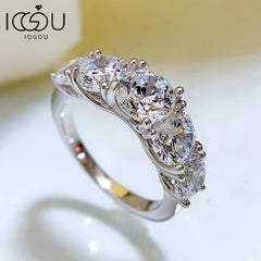 Engagement Rings for Women 925 Sterling Silver Original Anniversary Rings