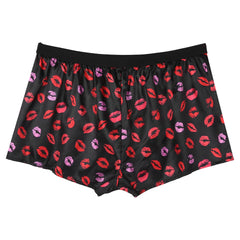 Shiny Satin Funny Boxer Shorts Mens Shorts Lightweight Panties Boxer Short for Lingerie Nightwear Japanese Man Underwear