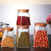 Kitchen storage box food Heat resistant glass storage Box