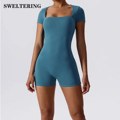 Gym Clothes Push Up Training Fitness Yoga Bodysuit Sportswear
