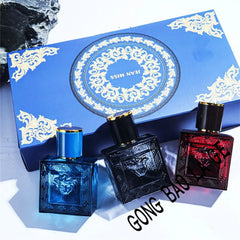 Men Perfume Gift Box 3pcs Set Charming Man Colognes Lasting Fragrance