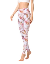 High waist Pants for yoga Women Flower Active wear