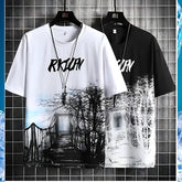 Men Hoodies Summer Men Clothing Cartoon Casual Harajuku Streetwear