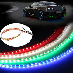 LED Strip Lights Soft 1210 45SMD Red Waterproof Auto Light Bar  Car Accessorie