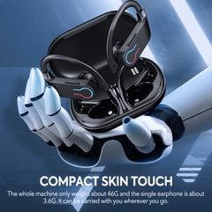 Bluetooth 5.3 Earphones Sports Headset Wireless In-Ear 200H  Waterproof HiFi Stereo Gaming Earbuds