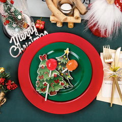Christmas Tree Lollipop Cards Multi Type Tree Candy Holder For Navidad Party Sweets Packagings Supplies Kids DIY Gifts