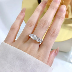 Engagement Rings for Women 925 Sterling Silver Original Anniversary Rings