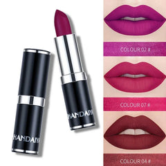 Matte Pink Velvet Lipstick Nude Red Brown Purple Lipgloss Gloss Velvety Lipstick