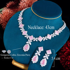 Pendant Necklace Earrings Jewelry Sets for Women