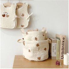 Toy Storage Bag for Diaper Bag Nappy Caddy Baby Items Newborn Bag Storage bucket