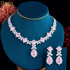 Pendant Necklace Earrings Jewelry Sets for Women