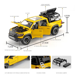 Dodge RAM 1000 TRX Mammoth Picku Alloy Car Model Sound And Light Pull Back Children's Toy Collectibles