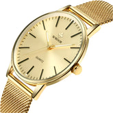Men Gold Watches Luxury Brand Men Fashion Quartz Golden Clock Male Simple Sports Waterproof Wrist Watch