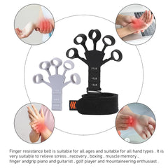 Finger gripper Finger exerciser Guitar finger exerciser Level 6 Resistance recovery Physical tool Patient hand enhancer