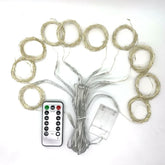 LED Garland Curtain Lights 8 Modes Remote Control Fairy Lights String Wedding Christmas Decor
