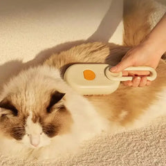 Pet Steam Brush Cat Dog Cleaning Steamy Spray Massage Beauty Comb 3 In 1 Hair Removal Grooming Supplies