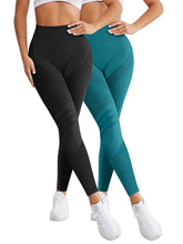 2 Pieces Legging Woman Push Up Workout Sport Leggings