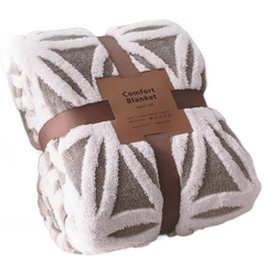 Fuzzy Soft Throw Blanket Dual Sided Blanket for Couch Sofa Bed