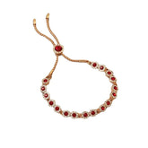 Best Sell Elegant Red Crystal Rose Gold Color Female Bracelet Jewelry For Women Valentine's Day Gifts - Xprespick