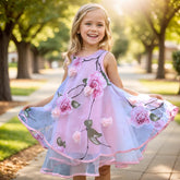 Bohemian Summer Girls Flower Dress Kids Girl Beach Dresses kids wear - Xprespick
