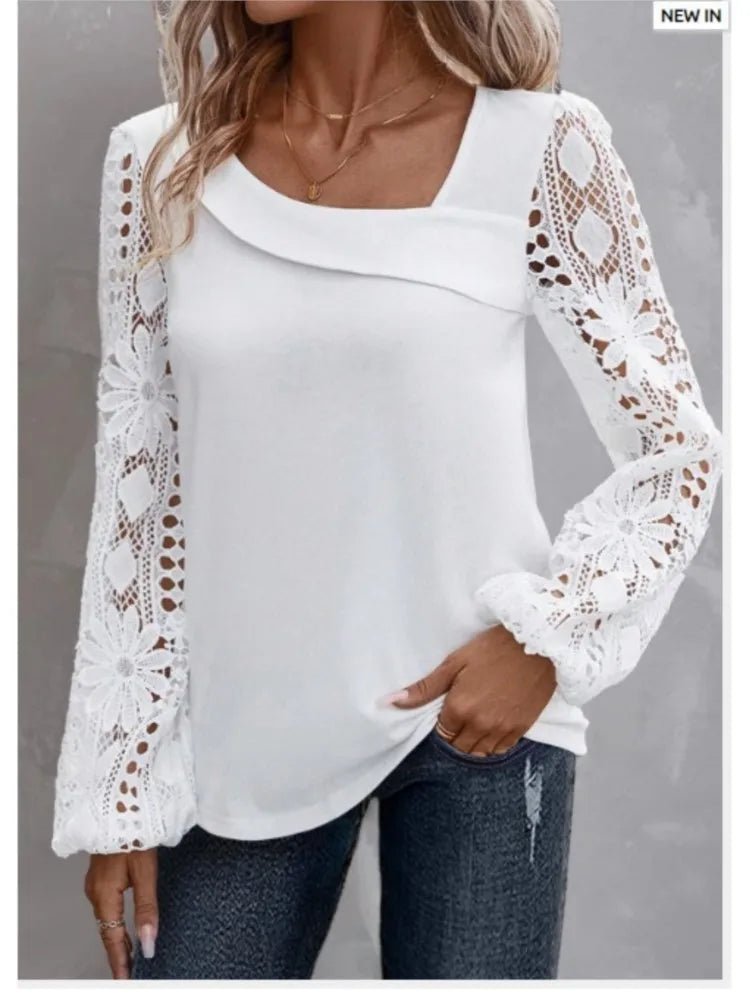 Casual New Arrivals Shirts And Blouses Elegant Female Loose Long Sleeve Tops Women Clothing - Xprespick