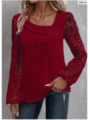 Casual New Arrivals Shirts And Blouses Elegant Female Loose Long Sleeve Tops Women Clothing - Xprespick