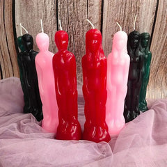Candle for Easter Religious Party Decoration, Human Shape Couple Candles
