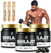 Gold Grade Shilajit Resin with Fulvic Acid & 85+ Trace Minerals Complex for Energy