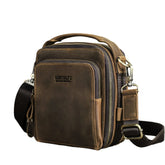 Men Small Shoulder Bag Genuine Leather Crossbody Messenger Bags for 8.3'' iPad Mini Vintage Designer Handbag Bolso Male New - Xprespick