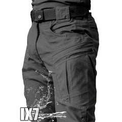 Men's Waterproof Cargo Pants Elastic Multiple Pocket Military Male Trousers Outdoor Joggers Pant Joggers Pant - Xprespick