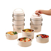 Stainless Steel Vacuum Thermal Lunch Box Insulated Lunch Bag Food Warmer Soup Cup Thermos Containers Lunch Box for Kids Tupper - Xprespick