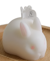 Easter Rabbit Shape Scented Candles Home Decor Bunny Animal Candle