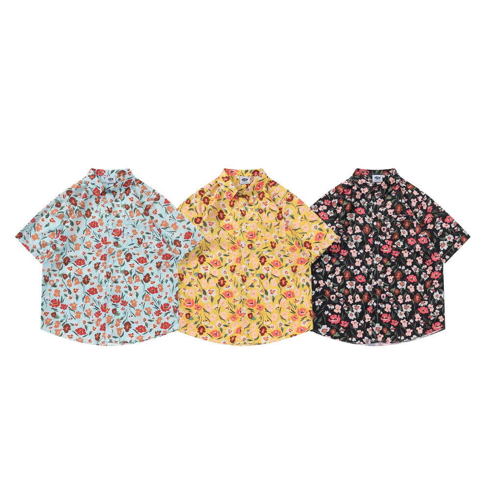 Shling Hawaiian Flower Shirt Shling Men's Tshirt