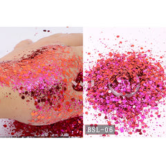 Shling Nail Chunky Glitter Shling Color Shifting Glitter Eye and nail art Glitter face glitter Nail Glitter
