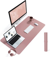 Non-Slip Desk Pad, Waterproof PVC Leather Desk Table Protector