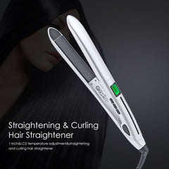 Straightening and curling Mini hair straightener