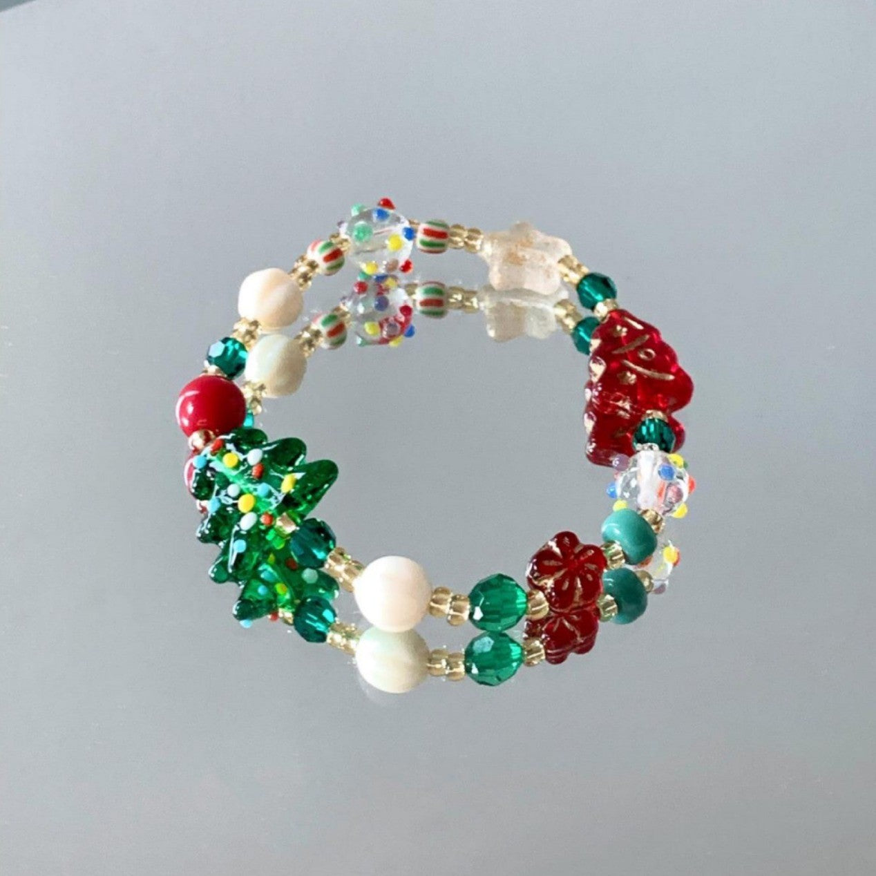 Elegant, Versatile Christmas Tree Bracelet