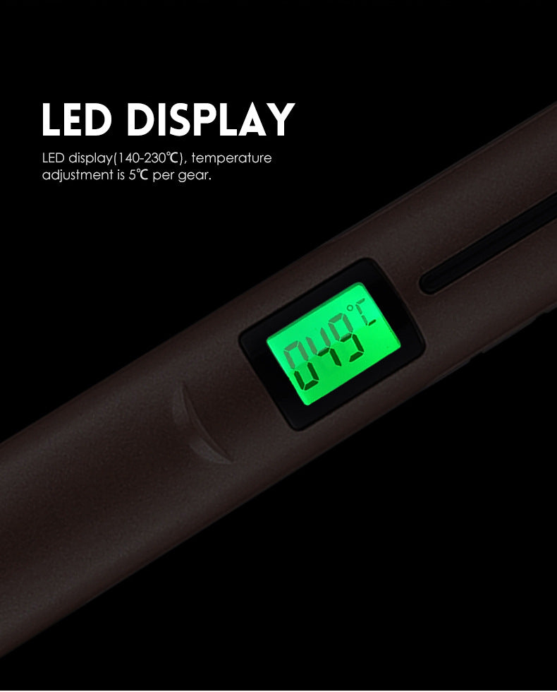 Straightening and curling Mini hair straightener