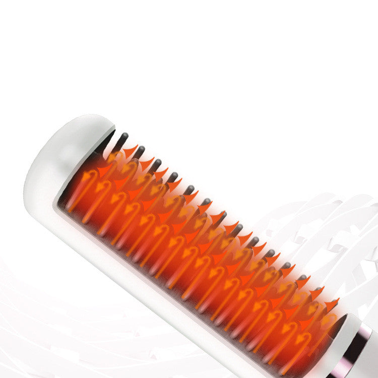 Rechargeable Heat Hair Straightener Brsuh