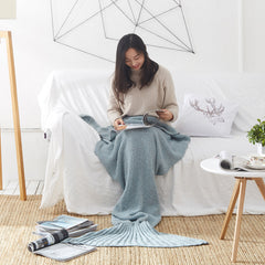 Blanket Knitted Crochet for Childern Super Soft Sleeping Blankets